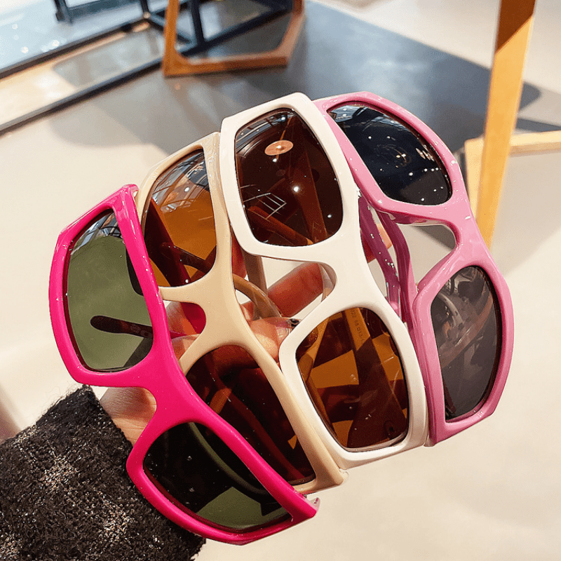 Y2K Wrap Around Sports Sunglasses UV400 Sun Shades Women Men