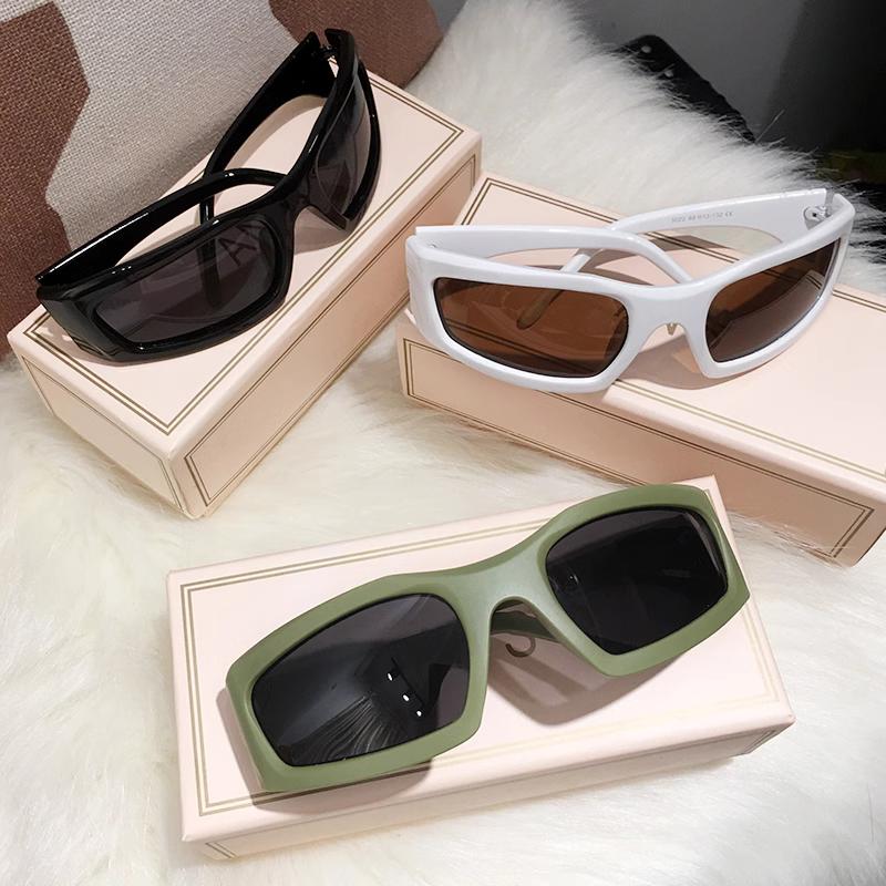 Y2K Wrap Around Sports Sunglasses UV400 Sun Shades Women Men