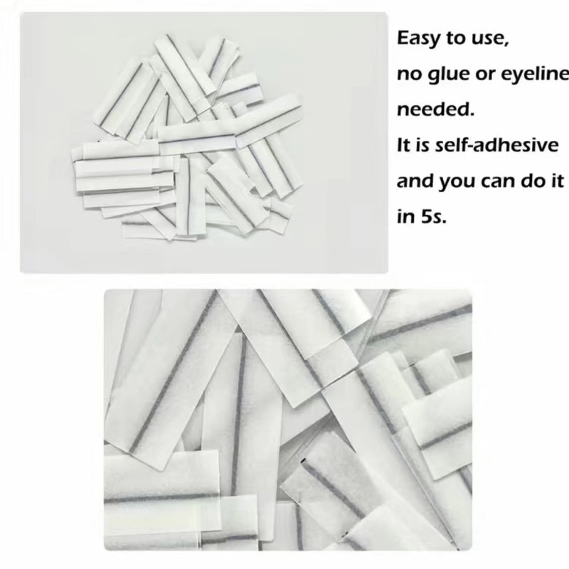 40 Pcs Reusable Self Adhesive Eyelash Glue Strip