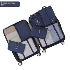 8Pcs Travel Luggage Organizer Bag Underwear Clothes Storage Portable Shoes Cosme