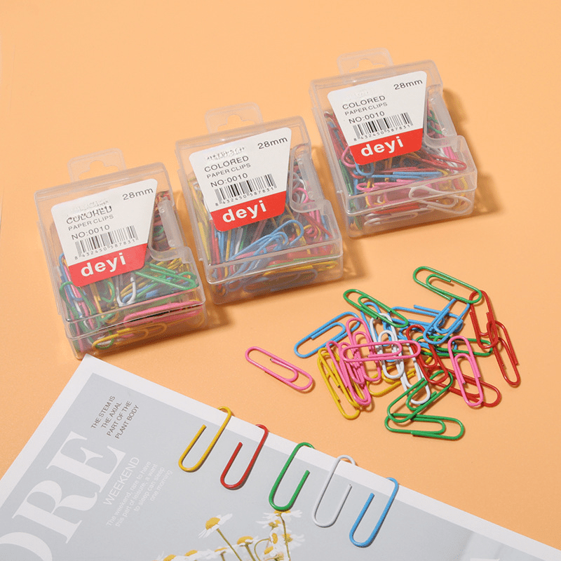 Mixed Paper Clip For Office School Home Desk Organizers Bookmark Clip