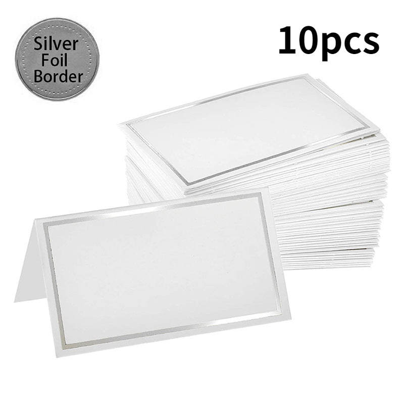 10pcs Tent Place Cards for Weddings Holidays and Parties