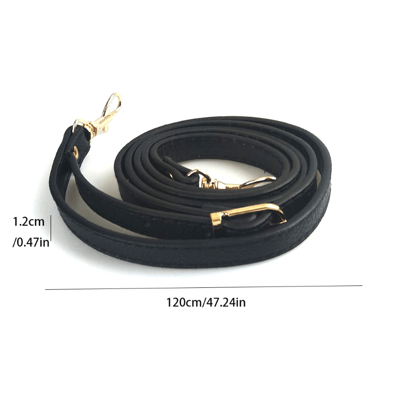 Long PU Leather Shoulder Bag Strap DIY Replacement Handbag Handle