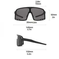 Men's Cycling Sunglasses Large Frame Sports Glasses