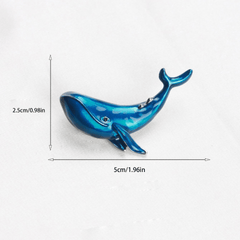 Whale Brooches Enamel Pins Sea Animal Jewelry