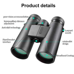 High Power 10x42 Ultra HD BAK4 Binoculars