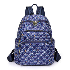 Vintage Pattern Backpack Zipper Travel Daypack Women's Backpack