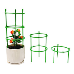 1pc Plant Support Stakes Double Deck Spliceable Round Plant Support Ring