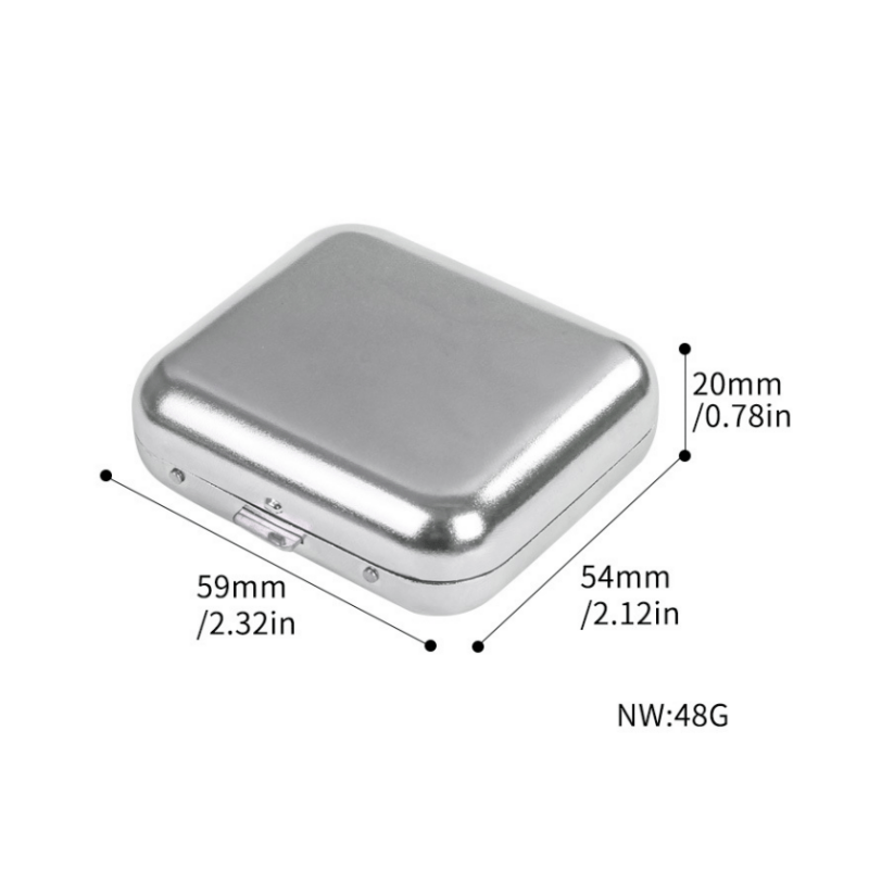 Mini Metal Ashtray Portable Small Ashtray Outdoor Pocket Ashtray
