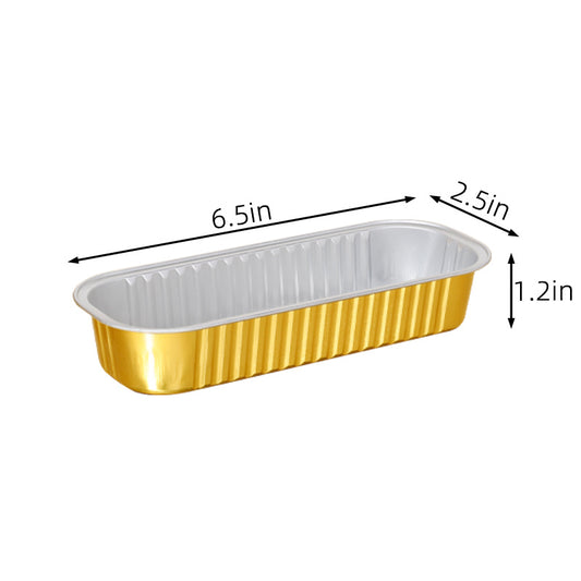 20 50pcs Disposable Baking Tin Foil Pan With Lid 7 75 Oz