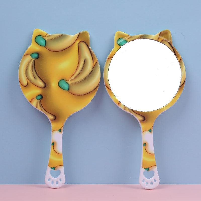 Adorable Hand Mirror Compact Portable Cosmetic Touch Up Mirror