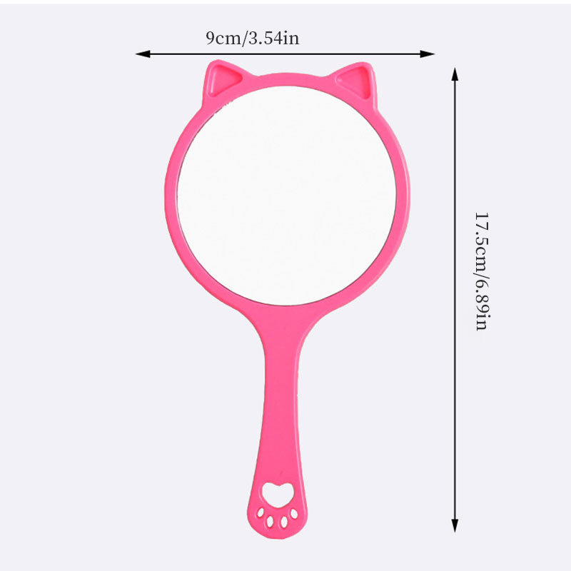 Adorable Hand Mirror Compact Portable Cosmetic Touch Up Mirror