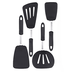 4pcs Silicone Spatulas Set Nonstick Cookware Heat Resistant Kitchen Utensils