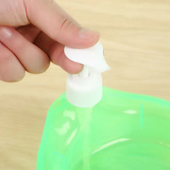 Automatic Kitchen Dishwashing Liquid Dispenser Box with Brush Combination