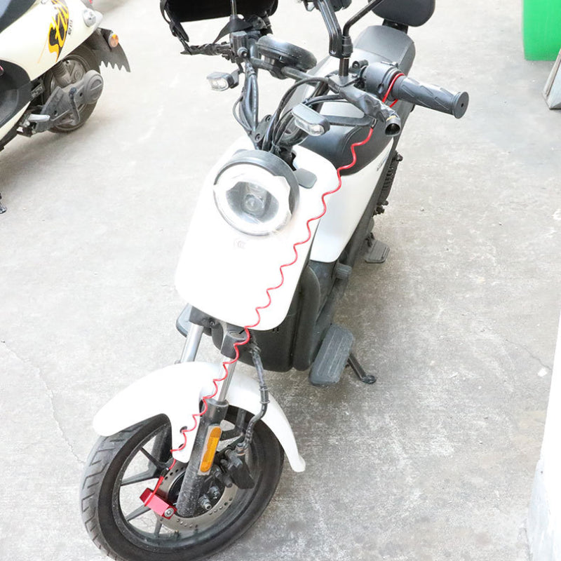 Motorcycle Disc Brake Lock Steel Wire Rope Anti Theft Reminder Rope