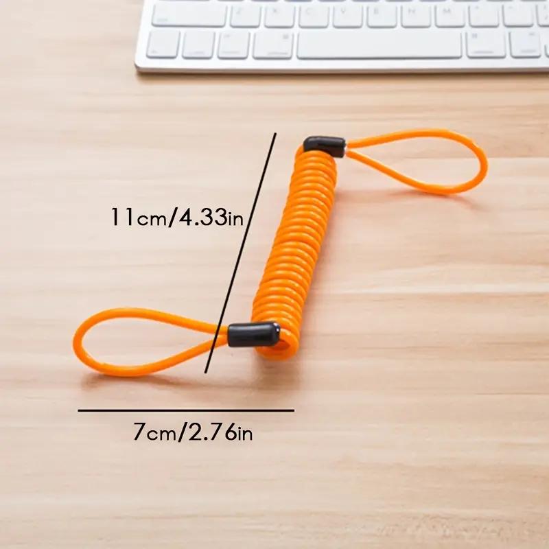 Motorcycle Disc Brake Lock Steel Wire Rope Anti Theft Reminder Rope