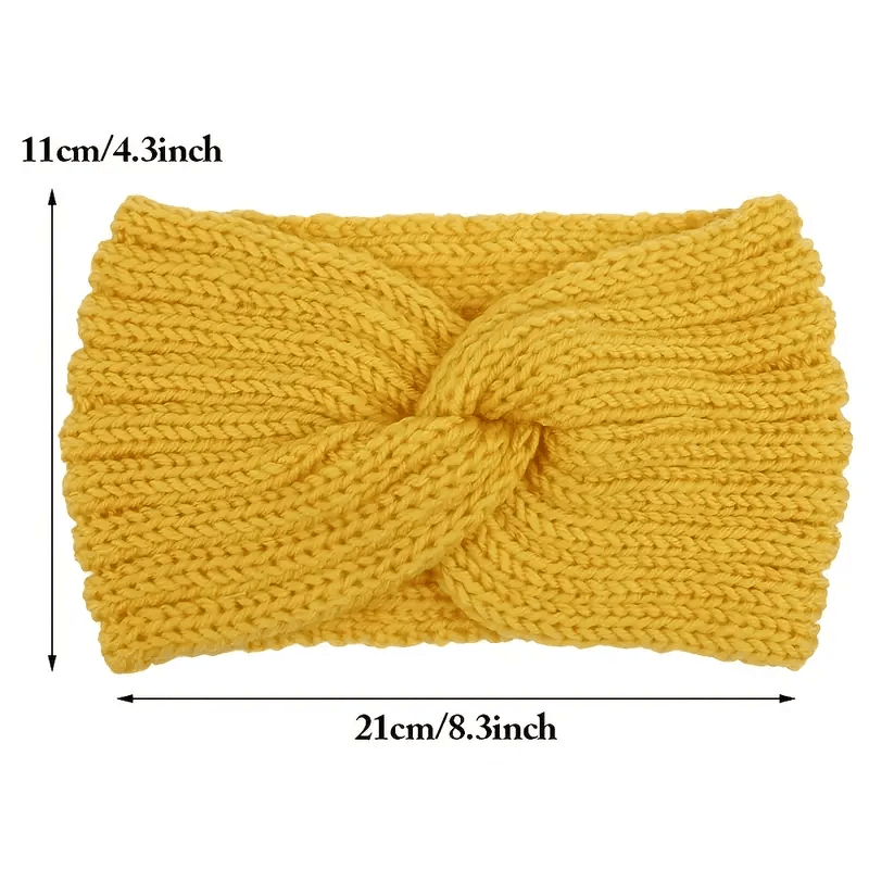 Knit Winter Headband Ear Protection Soft Hairbands