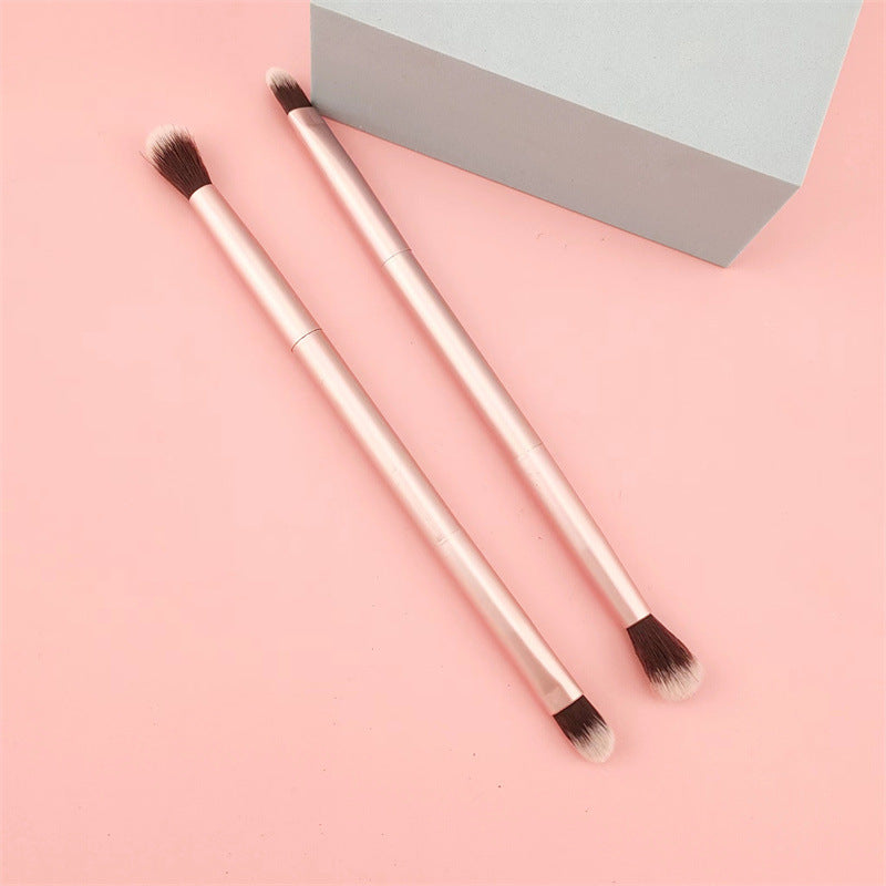 Double Head Makeup Brush Eye shadow Brush Soft Synthetic Hairs
