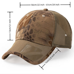 Men's Summer Mesh Baseball Cap Outdoor Trucker Hat