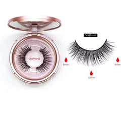 3 Pairs Magnetic False Eyelashes Set with Self Adhesive Technology