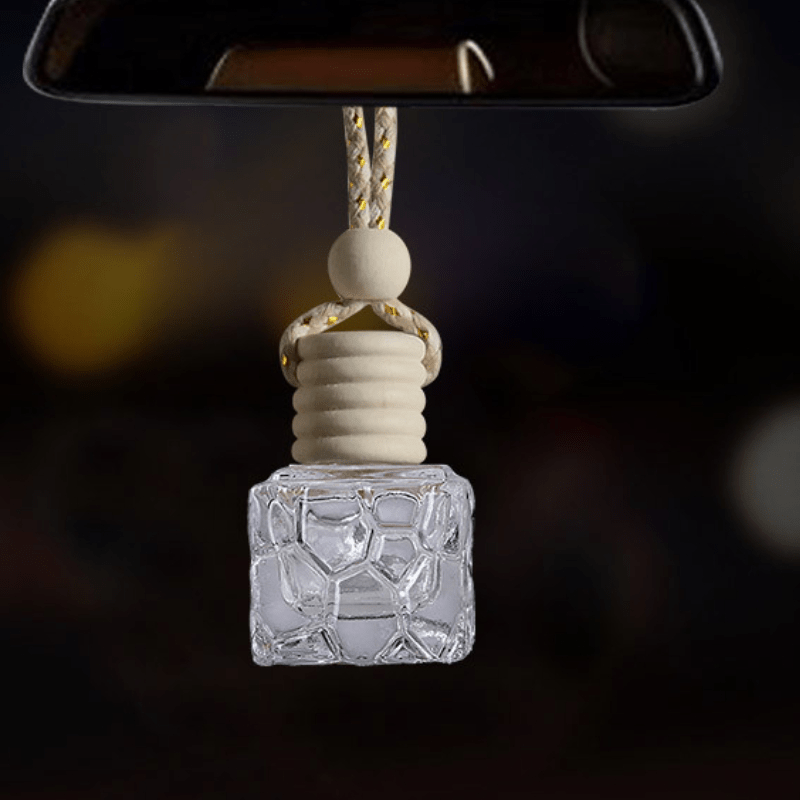 10ML Water Cube Car Perfume Bottle Pendant