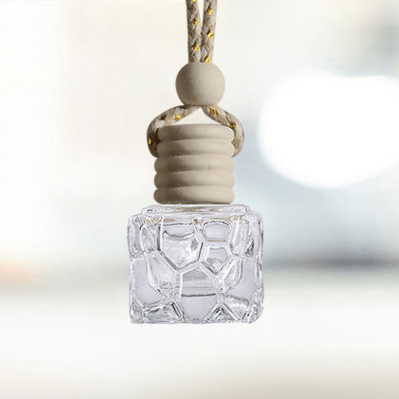 10ML Water Cube Car Perfume Bottle Pendant
