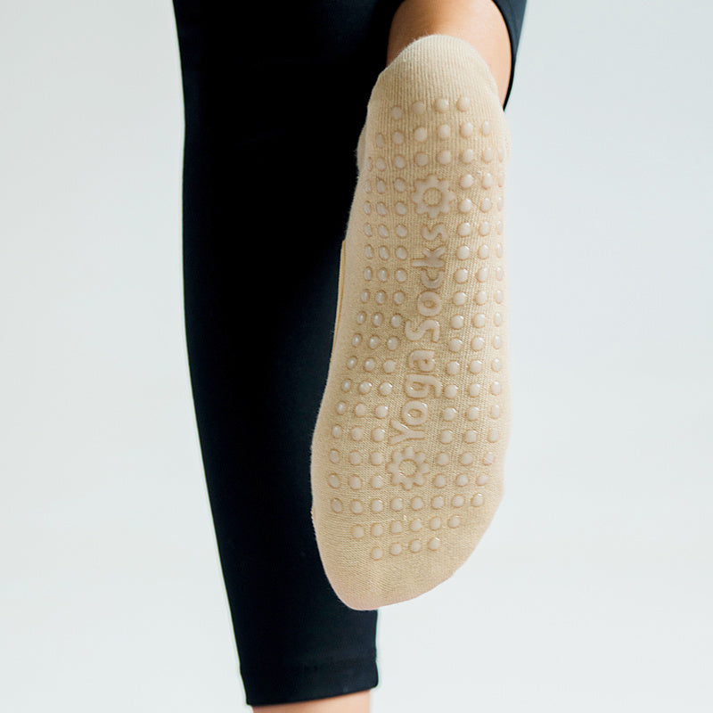 Backless Non-slip Yoga Socks with Grips for Pilates Barre