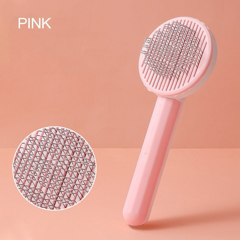Pet Grooming Comb for Dogs Cats Hair Remover Slicker Brush