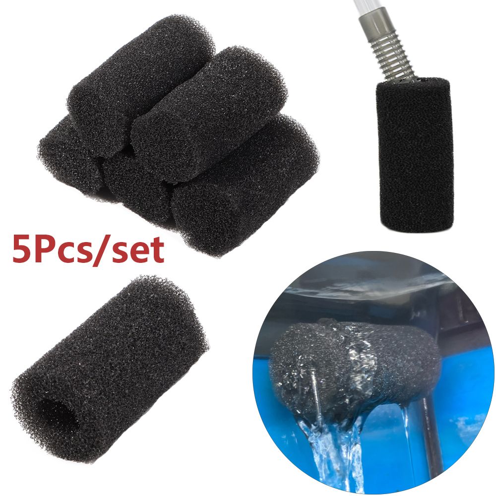 5pcs Aquarium Filter Sponges for Fish Tank Inlet Pond