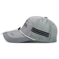 Men's Baseball Cap Mesh Sunscreen Windproof Fishing Hat