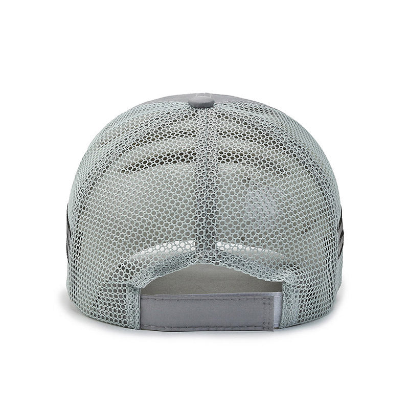 Men's Baseball Cap Mesh Sunscreen Windproof Fishing Hat