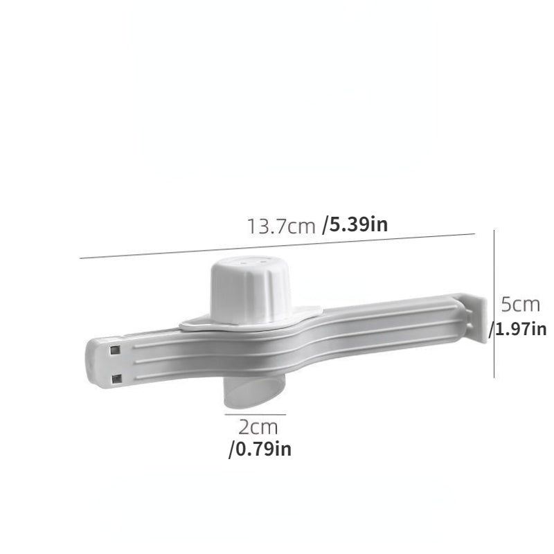 2pcs Food Sealing Clips With Nozzle Milk Powder Snack Clip