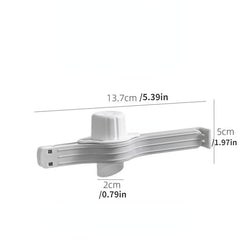 2pcs Food Sealing Clips With Nozzle Milk Powder Snack Clip