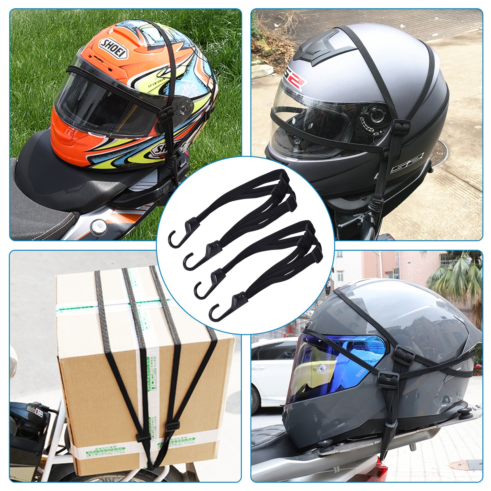 2pcs Bicycle Tension Belt for Motorcycle Helmet – CRAZE