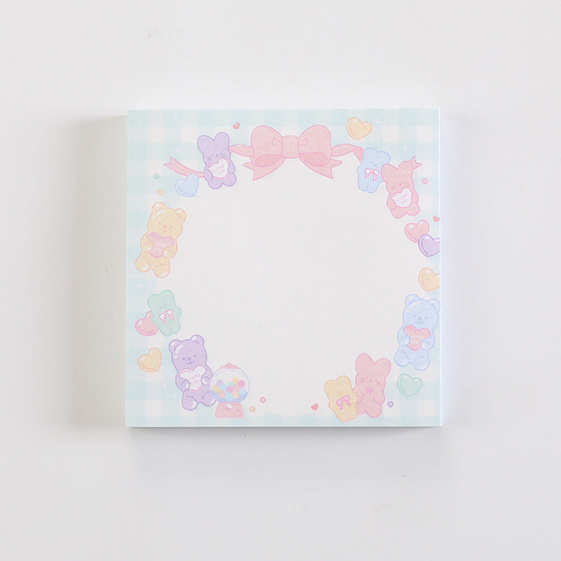 Sweetheart Candy Sticky Notes & Colorful Memo Pads 80 Sheets