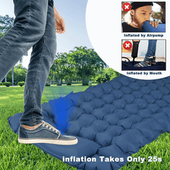 Self Inflating Camping Mattress with Pillow Lightweight Camping Mat