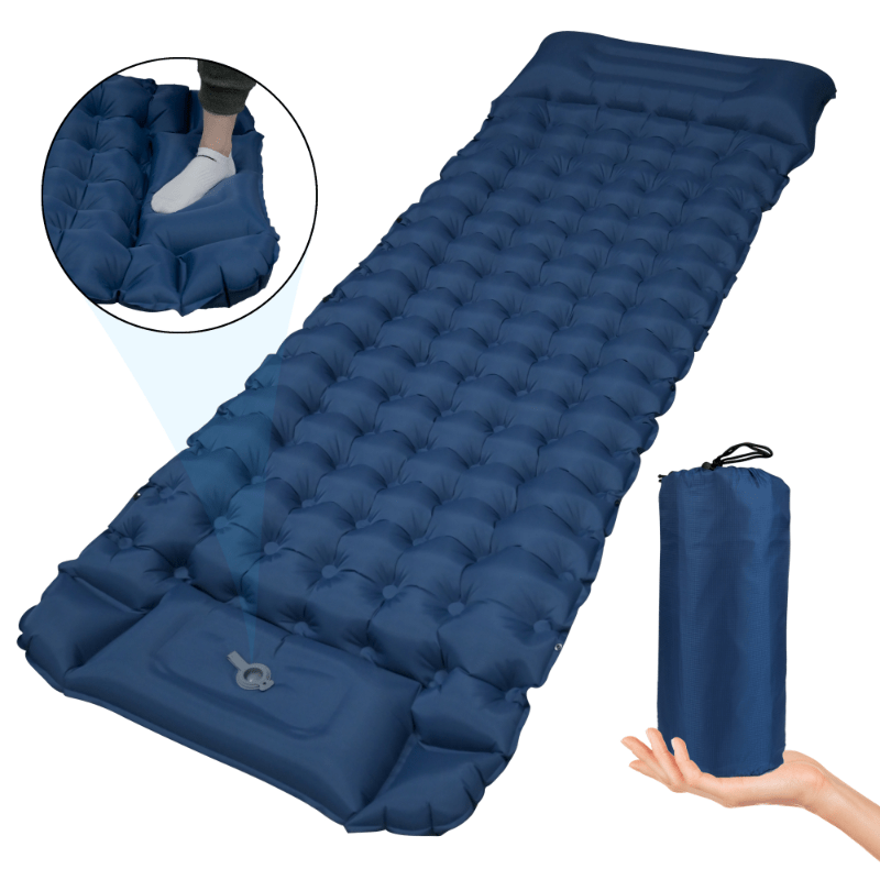 Self Inflating Camping Mattress with Pillow Lightweight Camping Mat