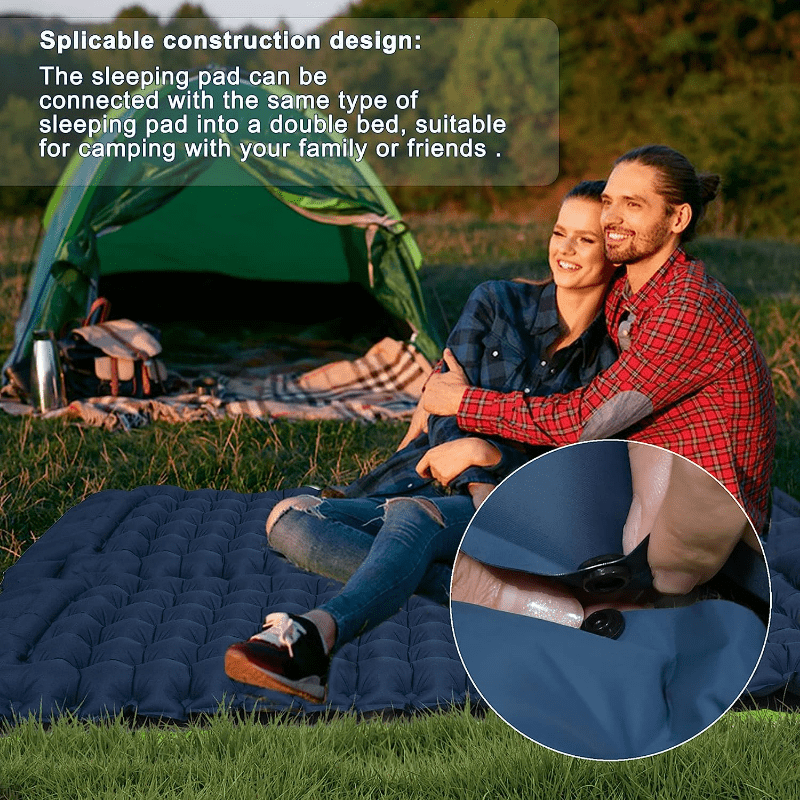 Self Inflating Camping Mattress with Pillow Lightweight Camping Mat