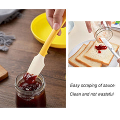 Jam Spatula with Soft Rubber Scraper and Bottle Opener
