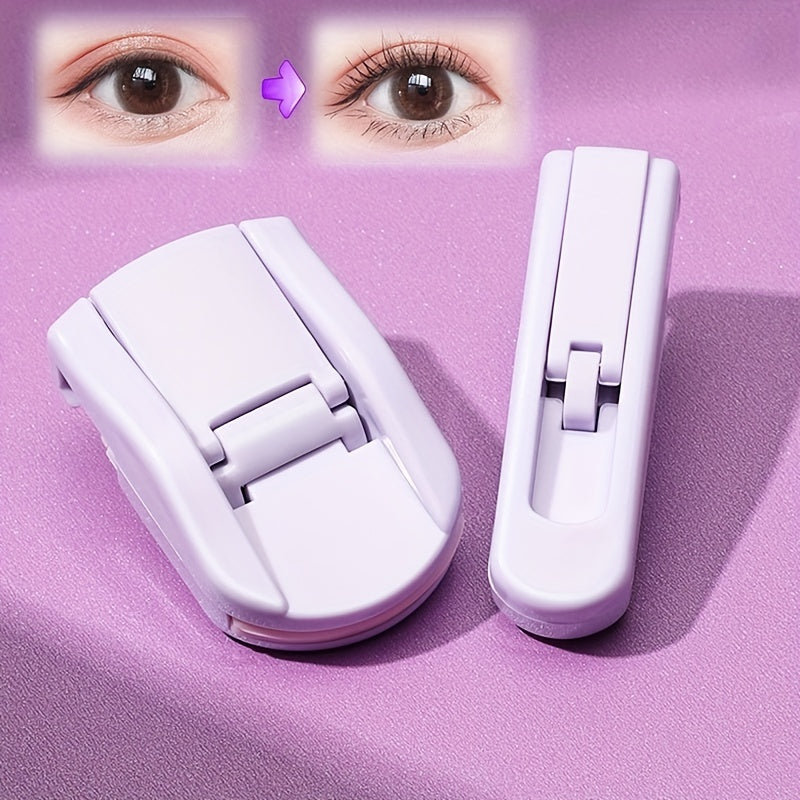 2Pcs Portable Eyelash Curler Set Long Lasting Curling Tool