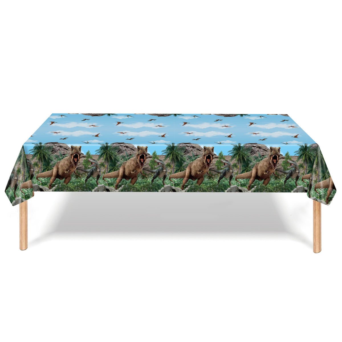 Dinosaur Tablecloth Jurassic Birthday Party Decoration