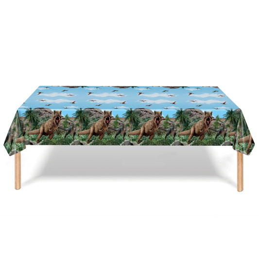 Dinosaur Tablecloth Jurassic Birthday Party Decoration