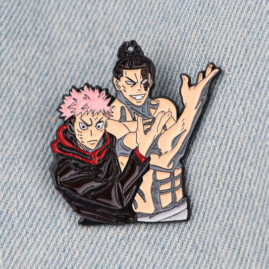 Anime Character Enamel Badges Brooches For Men Lapel Pins