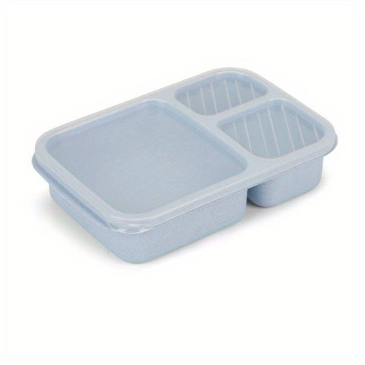 Rect. Rice Shell Lunch Box Compartment Bento Box Reusable Portable Fast Food Box