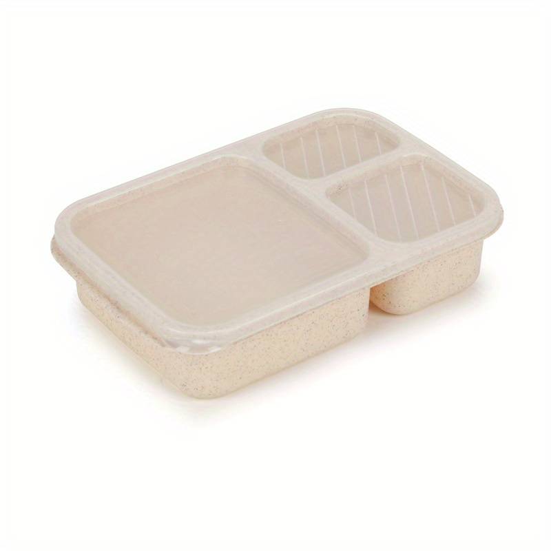 Rect. Rice Shell Lunch Box Compartment Bento Box Reusable Portable Fast Food Box