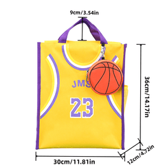 Chain File Bag Student Tote Bag Large capacity Canvas Practice Bag
