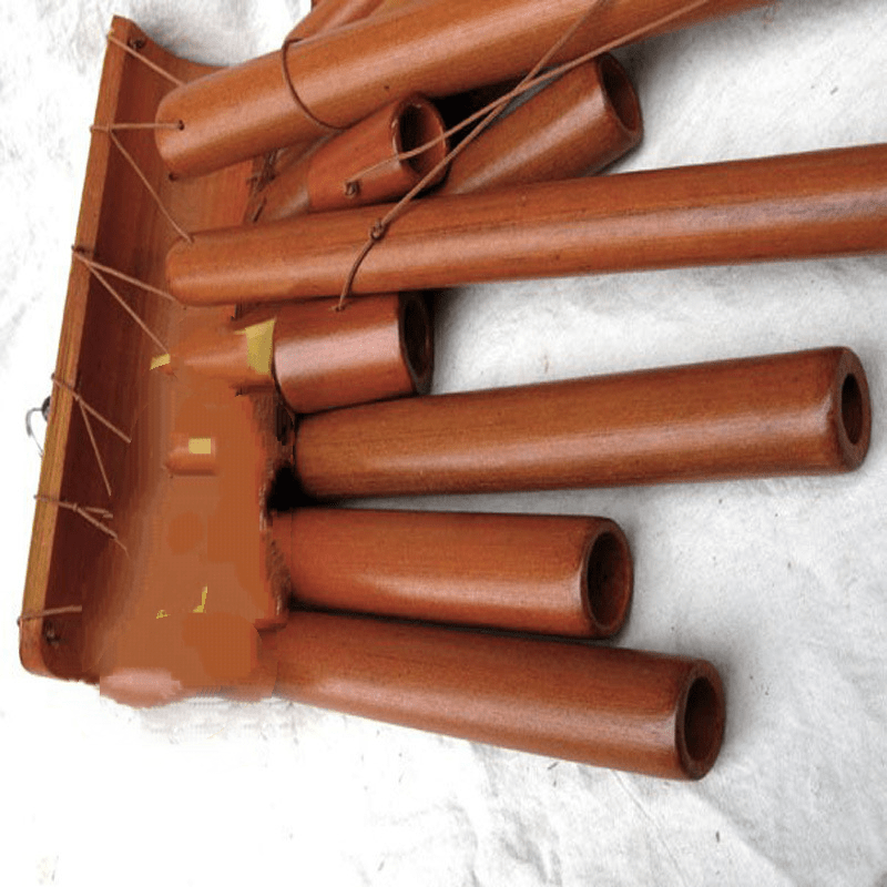 Bamboo Wind Bells for Courtyard Decor and Safety Pendants