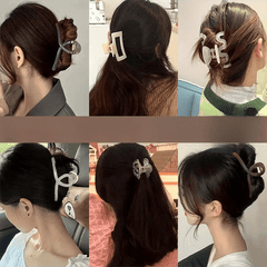 67pcs Hair Accessories Set Claw Clip Elastic Hair Tie Sweet Duckbill Clip