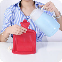 1750ml Portable Rubber Winter Warm Heat Reusable Hot Water Bottles Hand Warmer