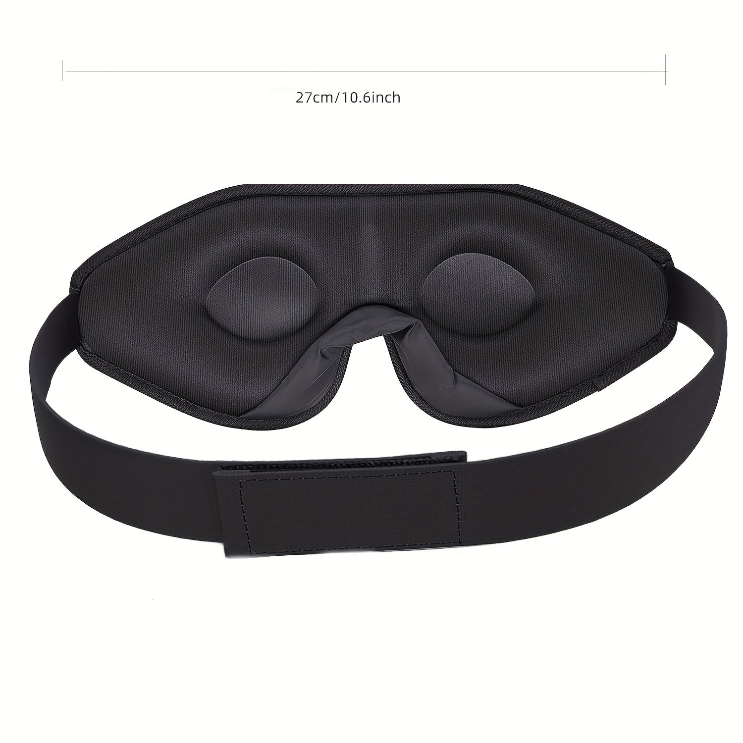 3D Contoured Sleep Mask Adjustable Strap Soft Breathable Eye Pillow